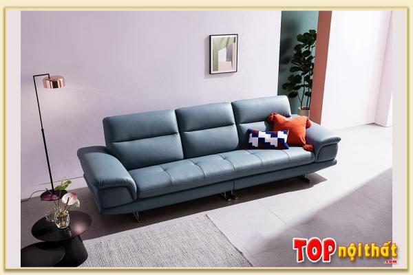 Hình ảnh Chụp góc nghiêng mẫu ghế sofa văng da SofTop-0874