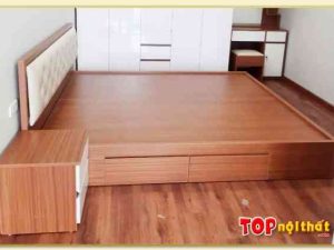 Hình ảnh Giường ngủ gỗ công nghiệp cho căn hộ chung cư GNTop-0112