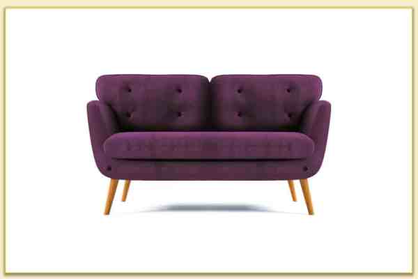 Hình ảnh Chụp chính diện mẫu ghế sofa văng 2 chỗ Softop-1268