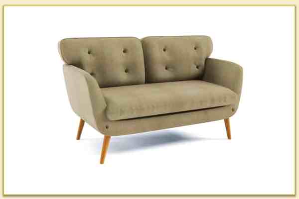 Hình ảnh Chụp góc nghiêng sofa văng đôi 2 chỗ Softop-1268