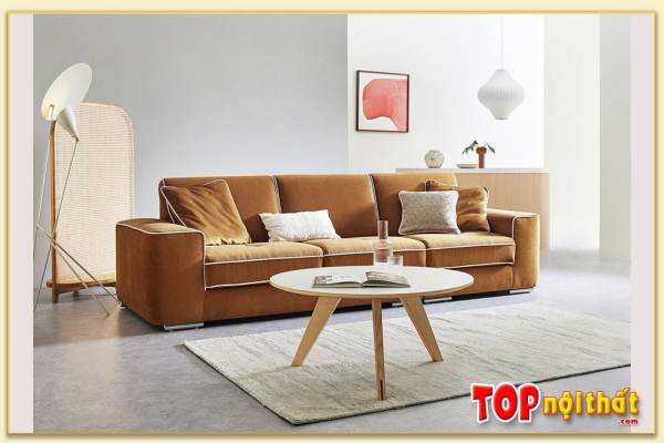 Hình ảnh Mẫu ghế sofa văng nỉ đẹp hiện đại Softop-1025