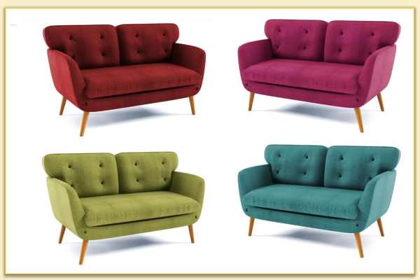 Hình ảnh Mẫu ghế sofa văng nỉ đẹp nhiều màu sắc Softop-1268