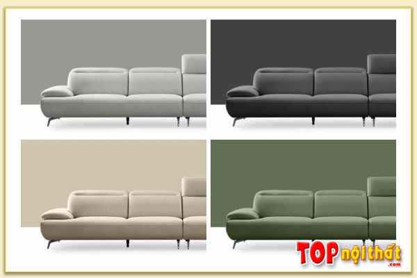 Hình ảnh Màu sắc chất liệu nỉ làm ghế sofa văng SofTop-0940