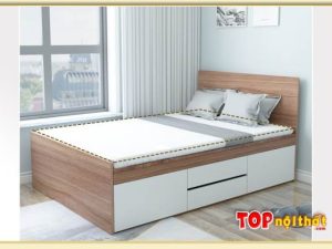 Hình ảnh Giường ngủ gỗ công nghiệp có hộc kéo thông minh GNTop-0264