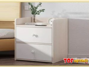 Hình ảnh Tủ kê đầu giường 2 ngăn kéo nhỏ thiết kế hiện đại TDGTop-0012