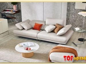 Hình ảnh Mẫu ghế sofa văng đẹp thiết kế 2 chỗ SofTop-0633