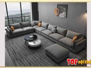 Ghế sofa góc phòng khách cỡ lớn SofTop-0717